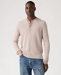 Levis Men's Long-Sleeve Thermal Henley Shirt