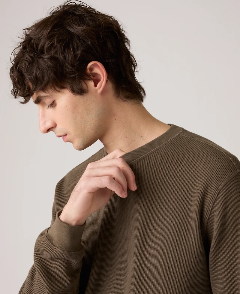 Levi's Men's Waffle Knit Thermal Long Sleeve T-Shirt