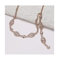 Sohi Women's Bling Eye Statement Necklace