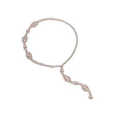 Sohi Women's Bling Eye Statement Necklace