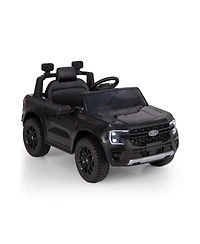 12V Electric Kids Ride on Car Licensed Ford Ranger with Remote Control and Music-Black