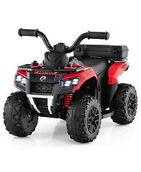 6V Kids Ride On Atv with Spray Function and Storage Box with Music