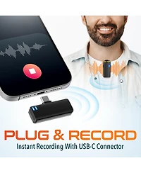 Delton M27 Wireless Lavalier Microphones, Usb-c (DLM27C)