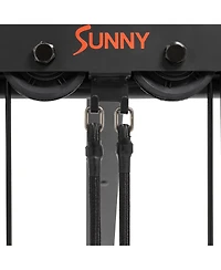 Sunny Health & Fitness Smart Foldable Stair Climber with Resistance Bands