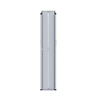 vidaXL Side Awning Black Polyester with Pu coating, steel, aluminum