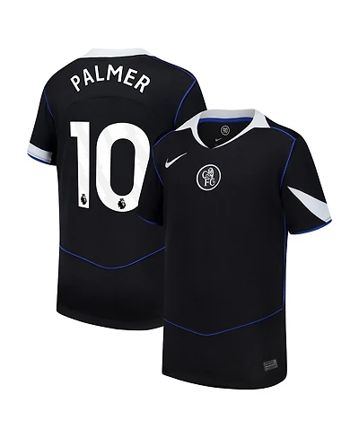 Nike Big Boys and Girls Cole Palmer Black Chelsea 2025/26 Third Replica Player Jersey