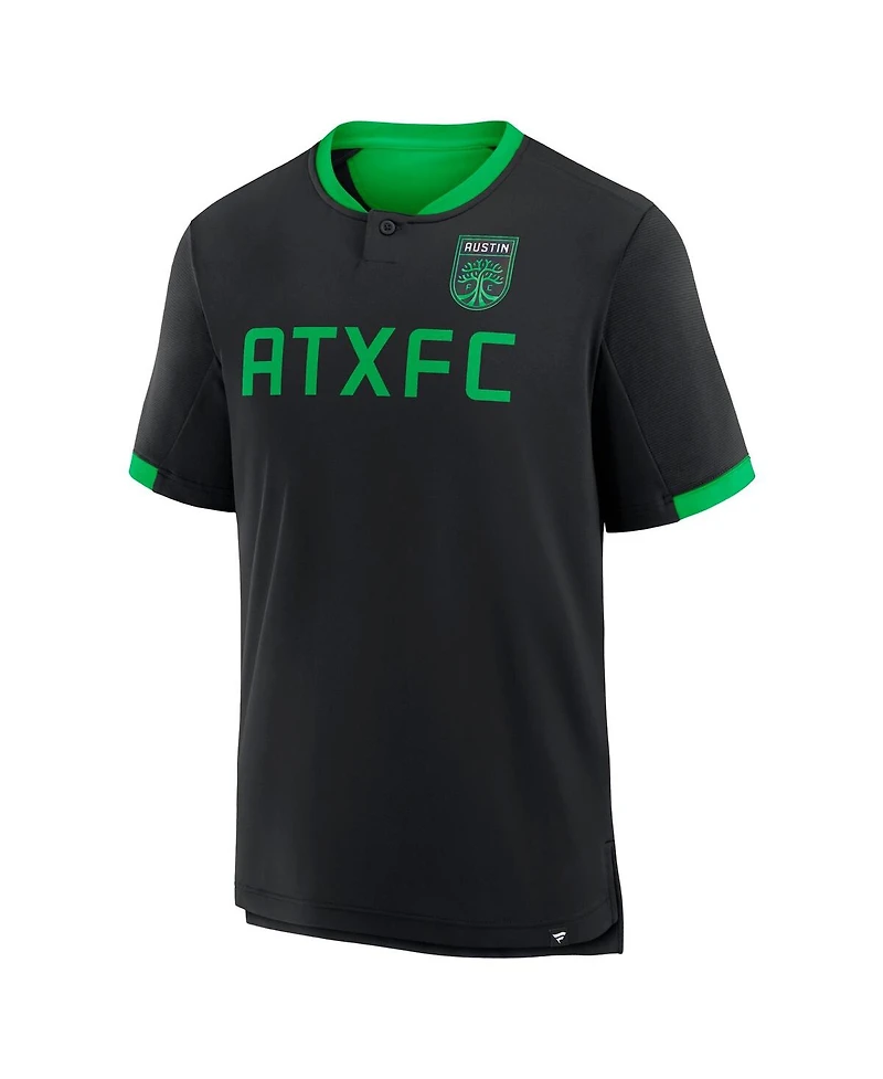 Fanatics Men's Black Austin Fc Stoppage Time Striker T-Shirt