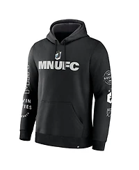 Fanatics Men's Black Minnesota United Fc Penalty Kick Legacy Pullover Hoodie