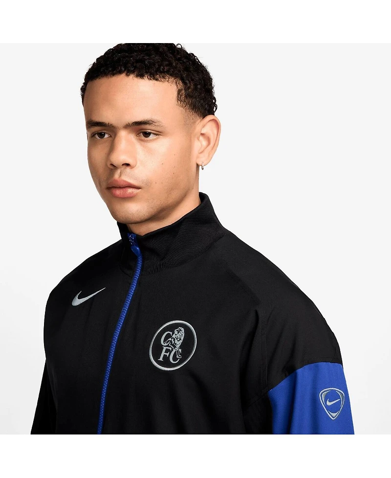 Nike Men's Black Chelsea 2025/26 Strike Anthem Full-Zip Dri-fit Jacket