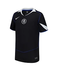 Nike Big Boys and Girls Black Chelsea 2025/26 Third Replica Jersey