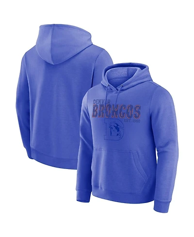 Fanatics Men's Royal Denver Broncos Hoodie
