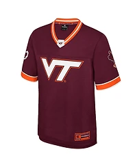 Colosseum Men's Maroon Virginia Tech Hokies Nothing But The Hits Football Jersey