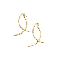 Sohi Women's Lined Drop Earrings