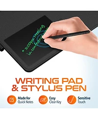 Delton D101 Wireless Charging Mouse Pad with Foldable Phone Stand & Writing Pad (DMP101WC)