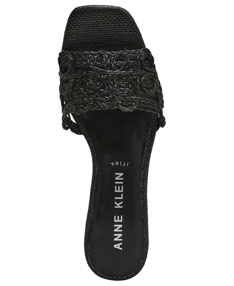 Anne Klein Women's Flores Block Heel Sandals