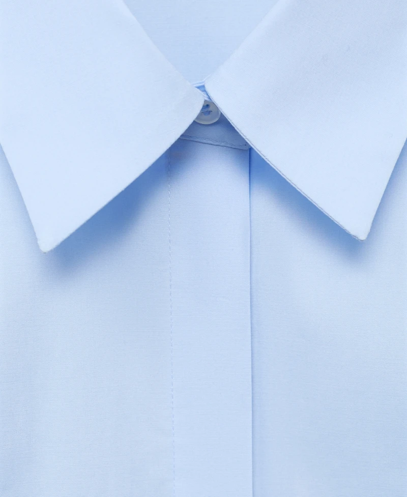 Mango Women's Slim-Fit Poplin Shirt