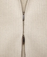 Mango Women's Zipper Knitted Gilet