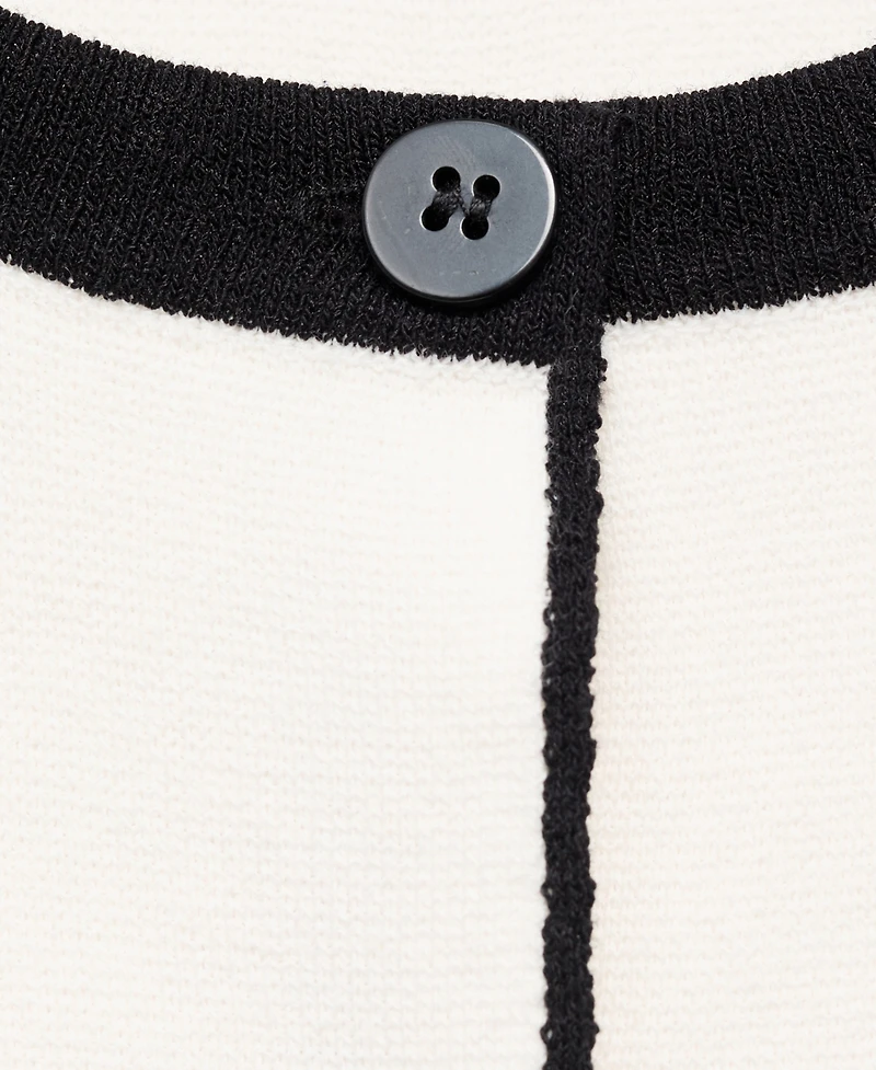 Mango Women's Contrast Detail Knitted Sweater Vest