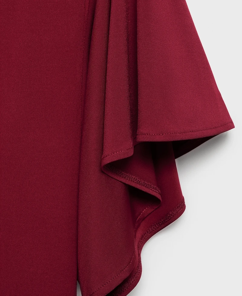 Mango Women's Bell Sleeves A-Line Dress