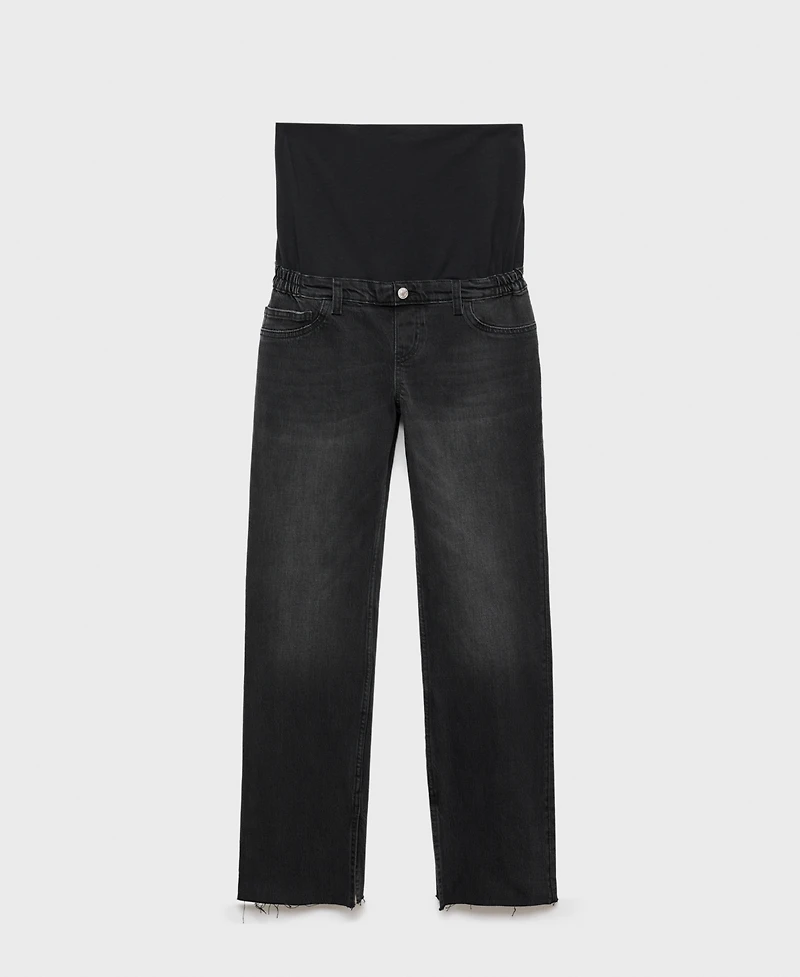 Mango Women's Maternity Straight Jeans
