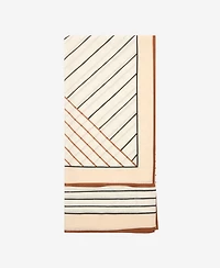 Mango Women's Wool Geometric-Print Foulard Scarf