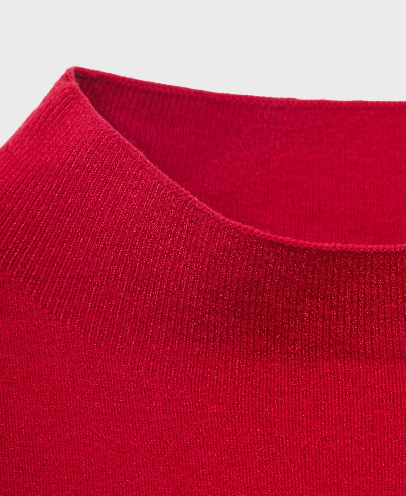 Mango Women's Perkins-Neck Knitted Top