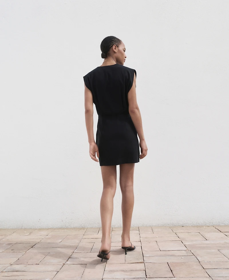 Mango Women's Lyocell Wrap Dress