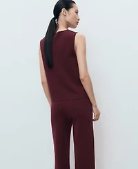 Mango Women's Fine-Knit Gilet