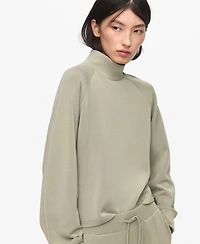 Mango Women's High Collar Sweatshirt