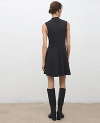Mango Women's Short Seams Dress