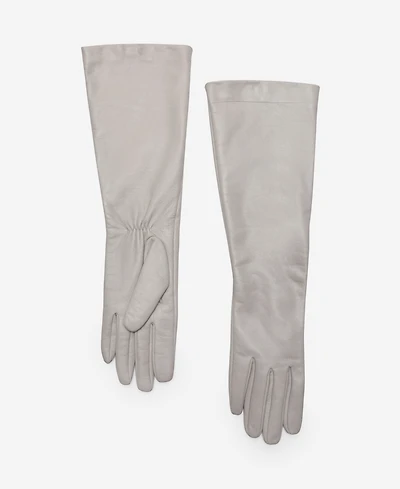 Mango Women's Leather Long Gloves