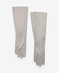 Mango Women's Leather Long Gloves