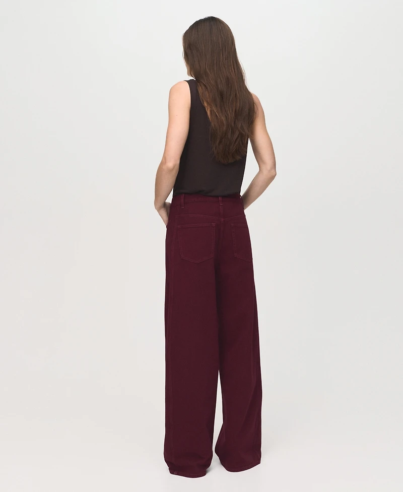 Mango Women's High-Rise Balloon Jeans