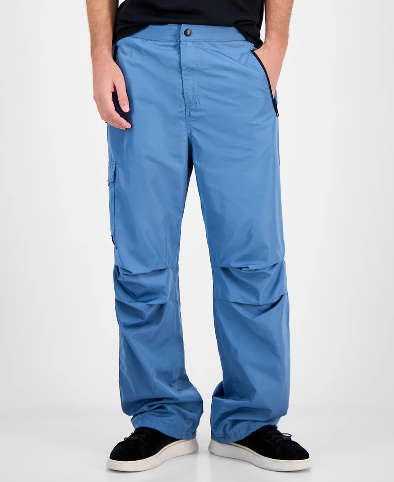 Hugo Boss Gokla Straight Fit Pleated-Knee Pants