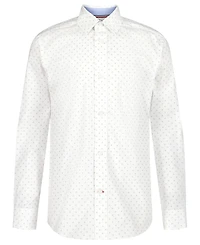 Tommy Hilfiger Boys 8-20 Long Sleeve Triangle Dot Geometric Print Shirt