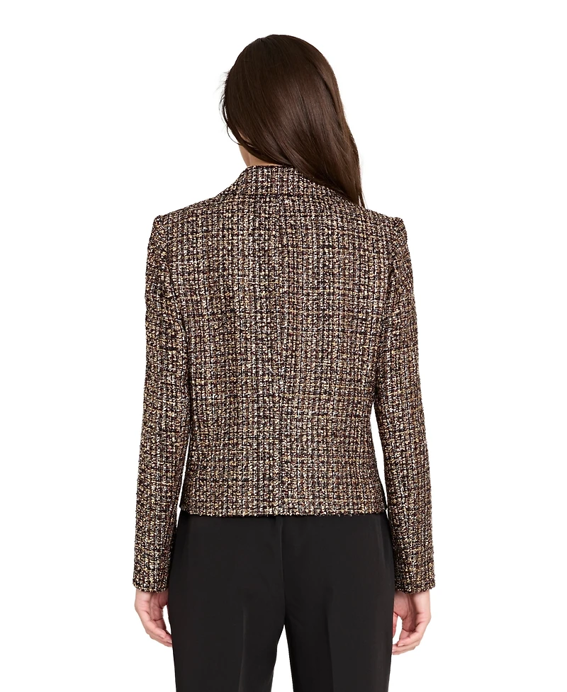 Tahari Asl Women's Boucle Cropped Jacket