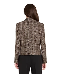 Tahari Asl Women's Boucle Cropped Jacket
