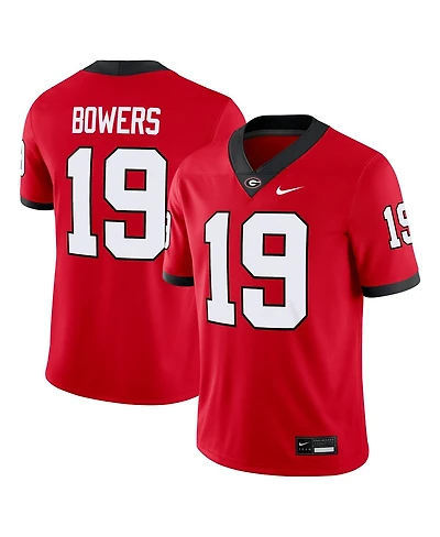 Nike Men's Brock Bowers Red Georgia Bulldogs Player Game Jersey