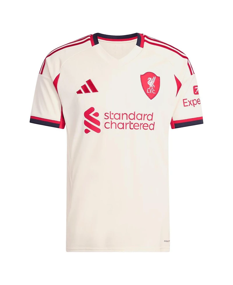 Adidas Men's Alexander Isak White Liverpool 2025/26 Away Replica Player Jersey