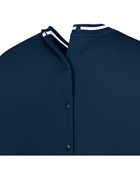 G-iii Sports by Carl Banks Men's Navy Dallas Cowboys Adaptive Blocker Fleece Pullover Sweatshirt
