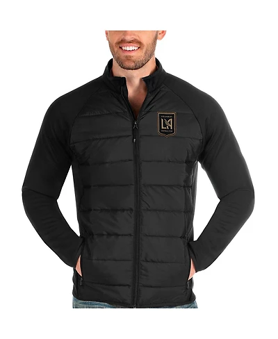 Antigua Men's Black Lafc Altitude Full-Zip Jacket