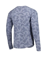 Msx by Michael Strahan Men's College Navy Seattle Seahawks Performance Camo Long Sleeve T-Shirt