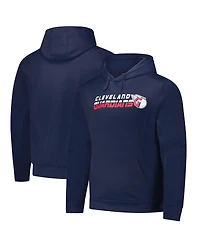 Dunbrooke Men's Navy Cleveland Guardians Champion Pullover Hoodie