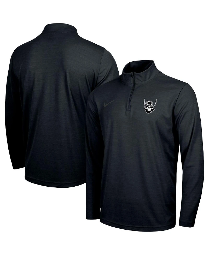 Nike Men's Black Virginia Cavaliers Dark Mode Intensity Quarter-Zip Performance Jacket