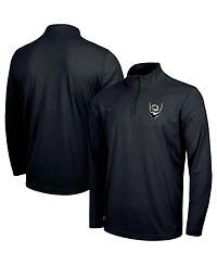 Nike Men's Black Virginia Cavaliers Dark Mode Intensity Quarter-Zip Performance Jacket