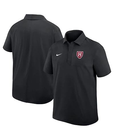 Nike Men's Black Harvard Crimson 2025 Sideline Polo Shirt