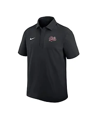 Nike Men's Black Montana Grizzlies 2025 Sideline Dri-fit Polo Shirt