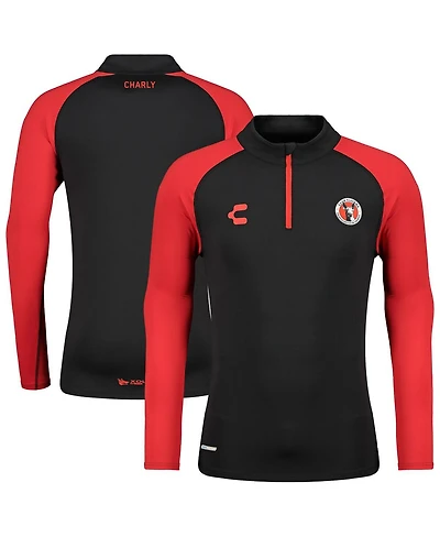 Charly Men's Black Club Tijuana 2024/25 Quarter-Zip Pullover Sweatshirt