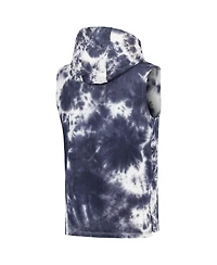Msx by Michael Strahan Men's Navy Denver Broncos Resistance Sleeveless Pullover Hoodie