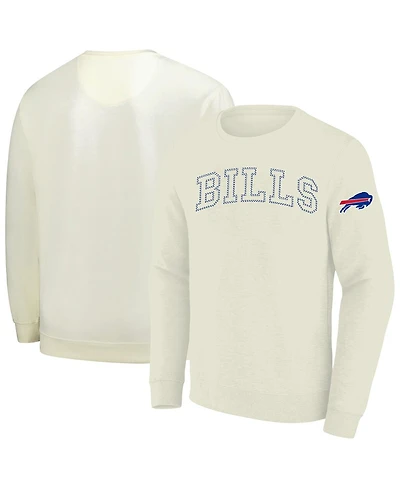 Profile Men's Cream Buffalo Bills Big Tall Fleece Sweatshirt